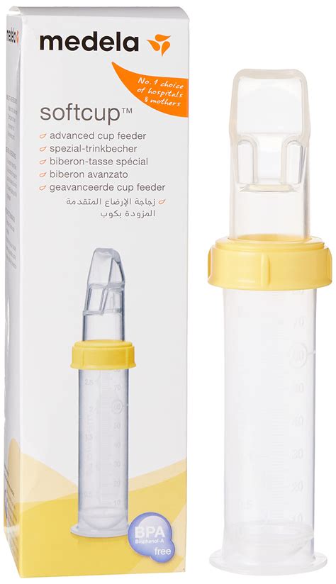 Illustration der Fütterungsposition mit dem Medela SoftCup