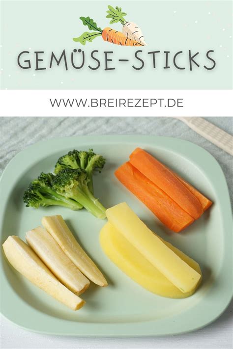 Fotostrecke: Babys beim Entdecken von Fingerfood wie Gemüsesticks und Obststücken