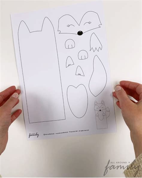 Bastelvorlage für die Schnuller-Pop-Up-Karte