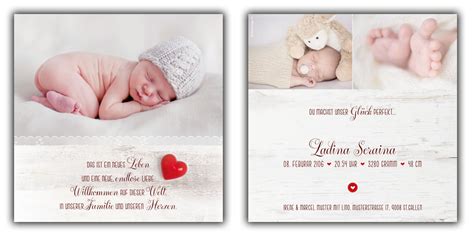 Beispiele für verschiedene Babykarten mit Schnullermotiv