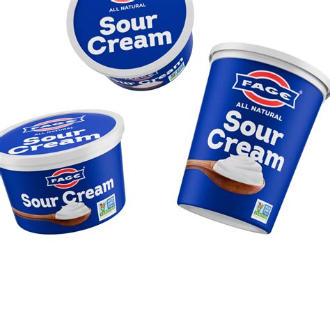 Beispiel einer verzierten Sour Cream Box