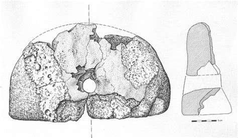 Tönerner Essestein mit Schlackenbelag aus Heek