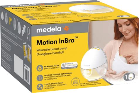 Illustration, die zeigt, wie die Medela Motion InBra Milchpumpe diskret unter der Kleidung getragen wird