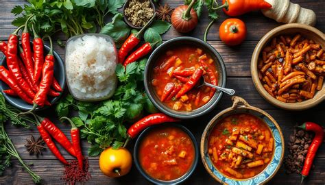 infografik, die die Auswirkungen von scharfem Essen auf Schwangere und Babys veranschaulicht, mit Fokus auf die Verdauung und den Geschmackssinn