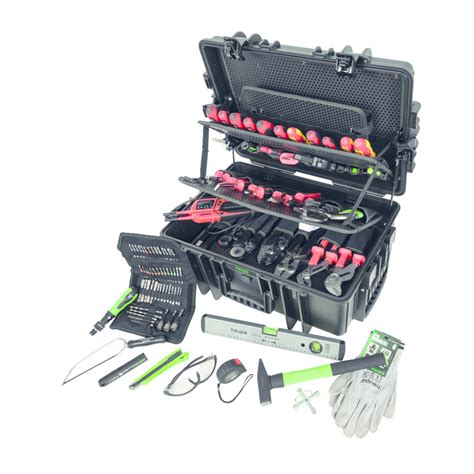 Detailansicht des HAUPA Werkzeugtrolleys „HUPtransporter Pro“ mit geöffnetem Deckel