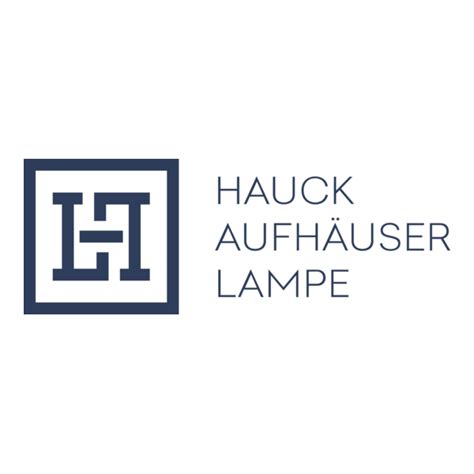 Logo von Cantor Fitzgerald und Hauck Aufhäuser Lampe nebeneinander
