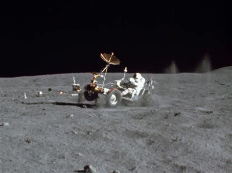 Das chinesische Mondfahrzeug Jadehase 2, das aktuell die Rückseite des Mondes erkundet.