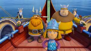 Eine Collage aus verschiedenen deutschen Zeichentrickfiguren wie Benjamin Blümchen, Wickie und Ritter Rost.