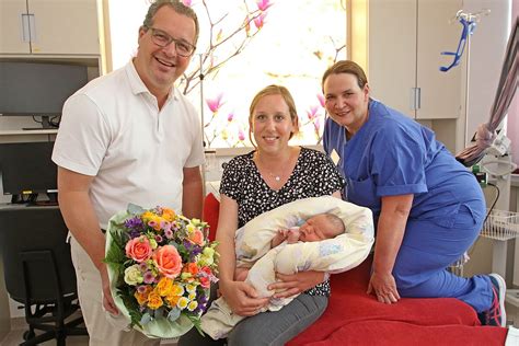 Sandra Schneider im Kreißsaal des Krankenhauses Oranienburg