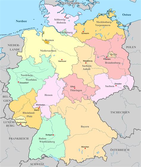 Karte von Deutschland mit Hervorhebung von Hamburg und Regionen, in denen außerklinische Geburten häufiger vorkommen