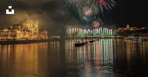 Foto eines Feuerwerks über Bad Gandersheim