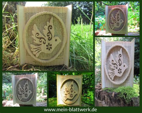 Beispiel eines geprägten Papiers mit einem erhabenen Motiv