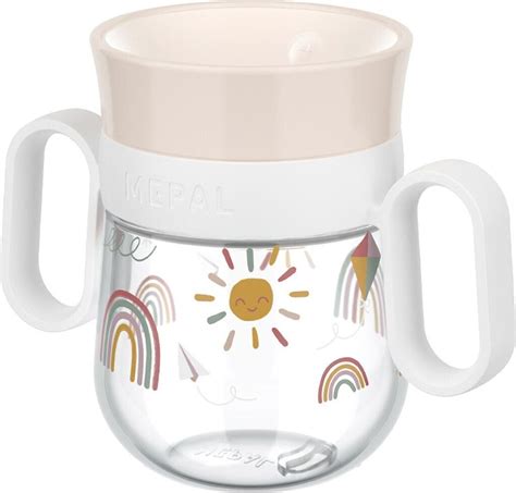 Nahaufnahme des breiten Becherrands des Mepal Mio 360° Trinklernbechers