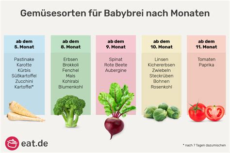 Bunte Auswahl an frischem Gemüse, das für Babybrei verwendet werden kann (Karotten, Pastinaken, Kürbis)