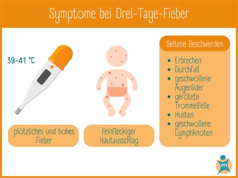 Illustration des typischen Hautausschlags beim Drei-Tage-Fieber.