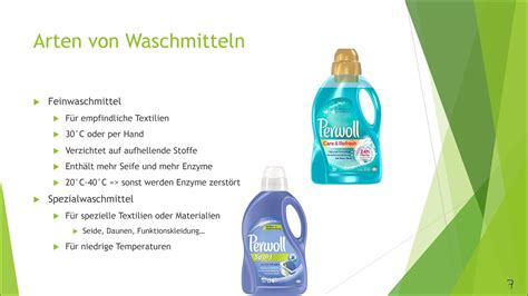Verpackungen von umweltfreundlichen Waschmitteln und Reinigern