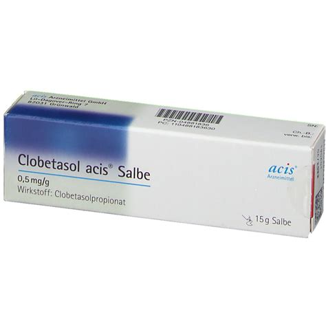 Verpackung von Clobetasolpropionat-Salbe