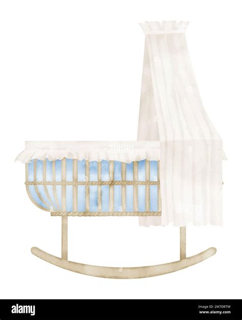 Illustration einer fertigen Babywiege