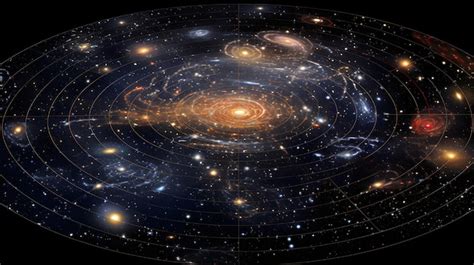 Eine Karte des im Armageddon-Zyklus dargestellten Universums mit wichtigen Planeten und Regionen