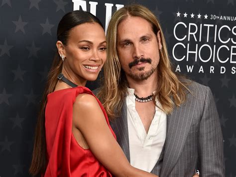 Zoe Saldana und Marco Perego bei einem öffentlichen Auftritt