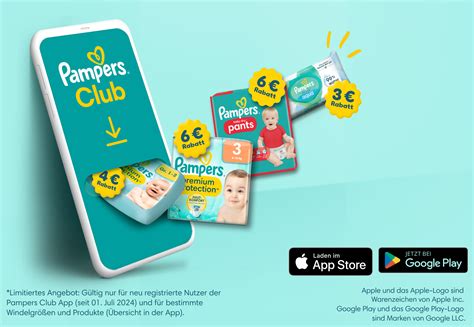 Übersichtliche Darstellung der Prämien im Pampers Club