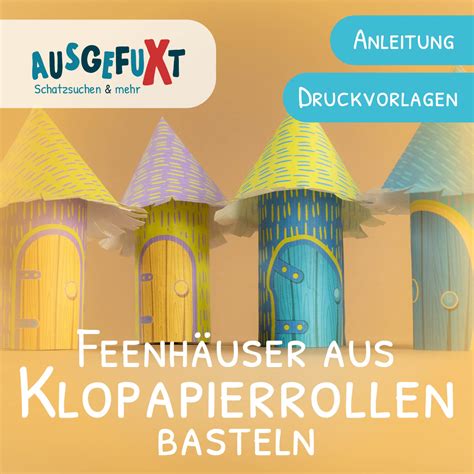 Nikolausfiguren gebastelt aus Klopapierrollen