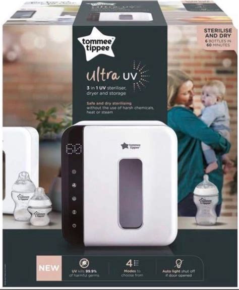 Der Tommee Tippee Ultra UV 3-in-1 Sterilisator von außen.