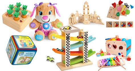 Infografik mit Checkliste für die Auswahl von Spielzeug für Kleinkinder.