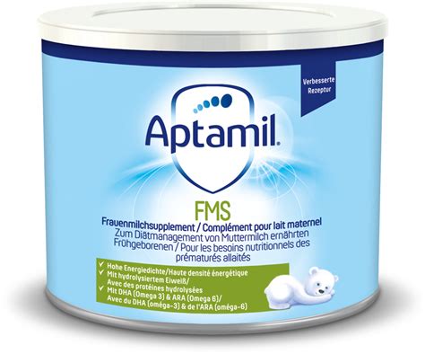 Übersicht der Nährstoffanreicherung von Frauenmilch durch Aptamil FMS