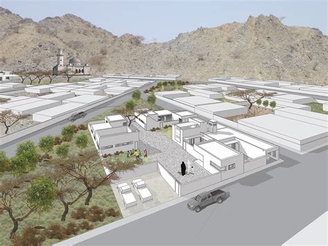 Schema des Al Baydha Projekts, das zeigt, wie Sturzregenwasser durch Dämme und Gräben gesammelt und im Boden gespeichert wird.