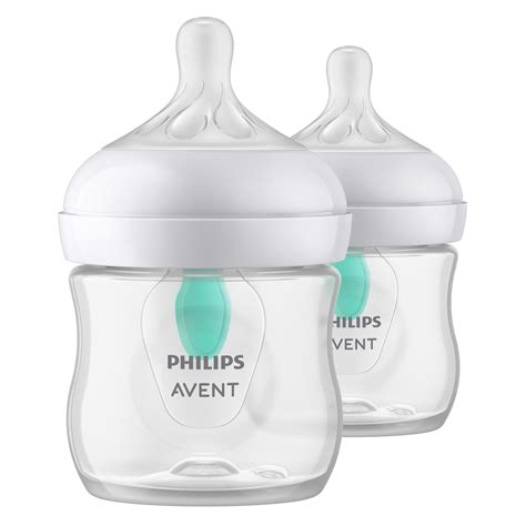 Schema: Aufbau und Funktionsweise des AirFree-Ventils in Philips Avent Flaschen