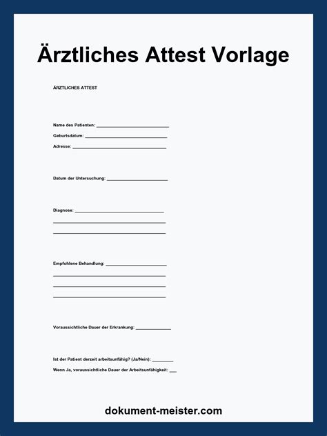 Symbolbild eines Arztes, der ein ärztliches Attest ausstellt