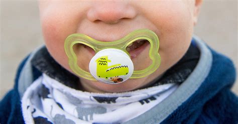 Schema: Größen und Altersstufen für Schnuller