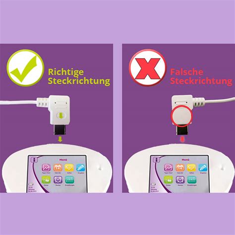 Übersicht des cyclotest MyWay Geräts mit Display und Messfühler