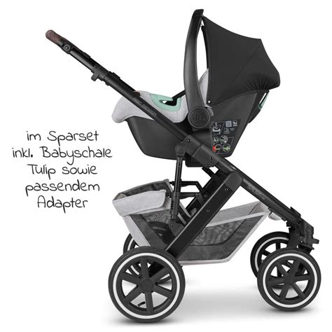 Babyschale auf Kinderwagengestell