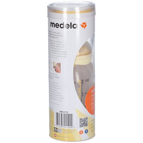 Illustration einer stilisierten Muttermilchflasche mit Nährstoffsymbolen