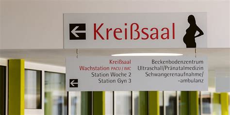 Infografik zur aktuellen Situation im Kreißsaal Lindau mit Zeitangaben und betroffenen Bereichen