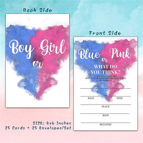 Beispiele für neutrale und geschlechtsspezifische Motive für Babyparty-Einladungen