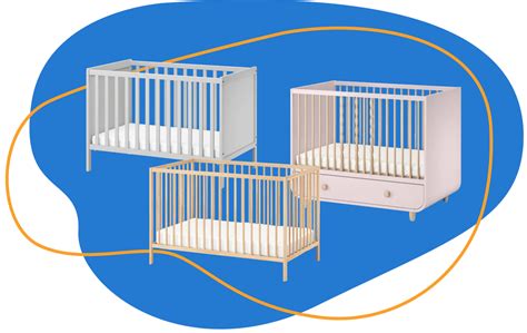 verschiedene IKEA Babybetten in unterschiedlichen Ausführungen (Holz, weiß lackiert, mit Stauraum)