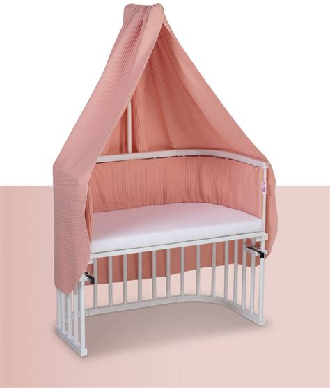 Schema mit den genauen Maßen des babybay® Midi Beistellbetts.