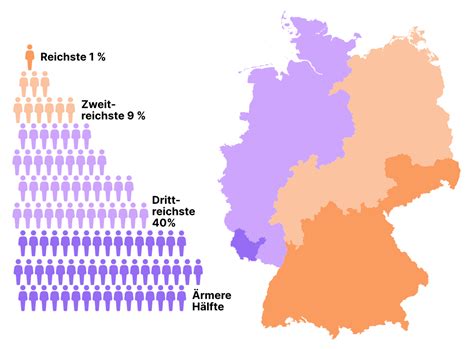 Karte Deutschlands mit Hervorhebung von Regionen mit besonders dünnem Netz an geburtshilflicher Versorgung