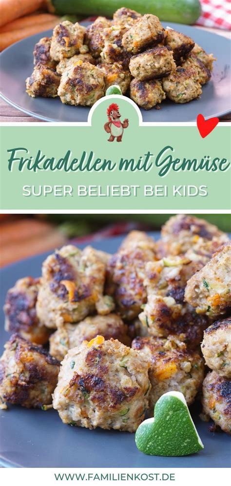 Schema zur Zubereitung von Hähnchen-Frikadellen für Kleinkinder