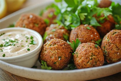 Schema zur Zubereitung von Falafel mit verschiedenen Schnitten für Baby und Erwachsene