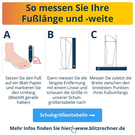 Infografik: So ermitteln Sie die richtige Schuhgröße für Ihr Kind