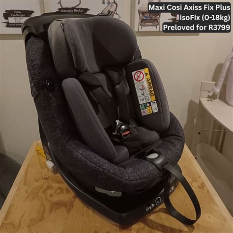 Schema der Montage des Maxi-Cosi Axiss mit 3-Punkt-Fahrzeuggurt