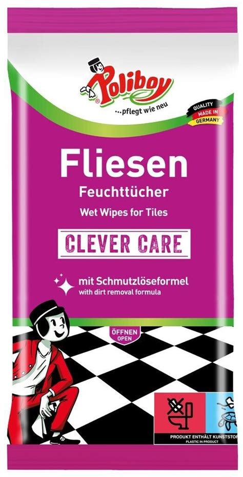 Verpackung der Poliboy Feuchttücher Parkett Laminat Clever Care