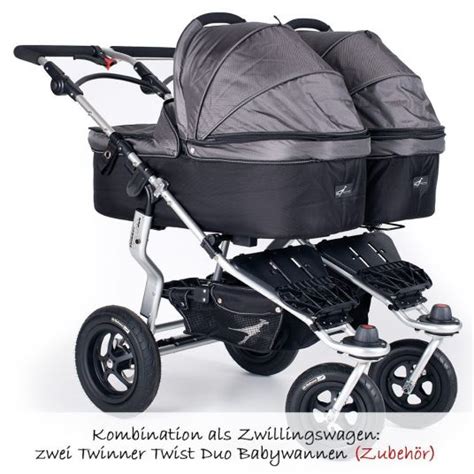 Aluminium-Gestell des TFK Twinner Twist Duo mit schwenkbaren Vorderrädern und großen Hinterreifen