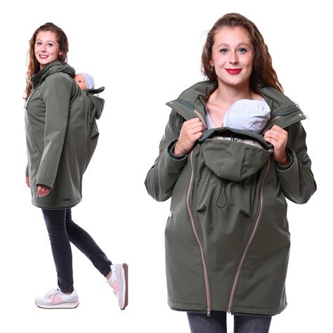 Detailansicht eines Viva la Mama Tragejacken-Einsatzes