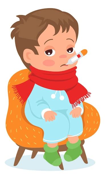 Illustration eines Babys mit Schnupfen und einer aufgesetzten Nasentropfen-Flasche