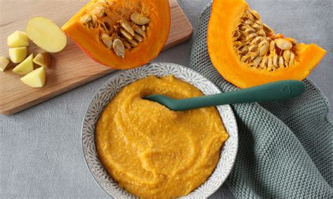 Auswahl an mildem Gemüse für Babybrei (Karotten, Kürbis, Pastinake)